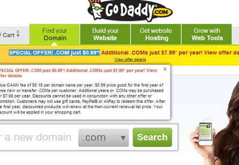 dominios com 099 godaddy 2012